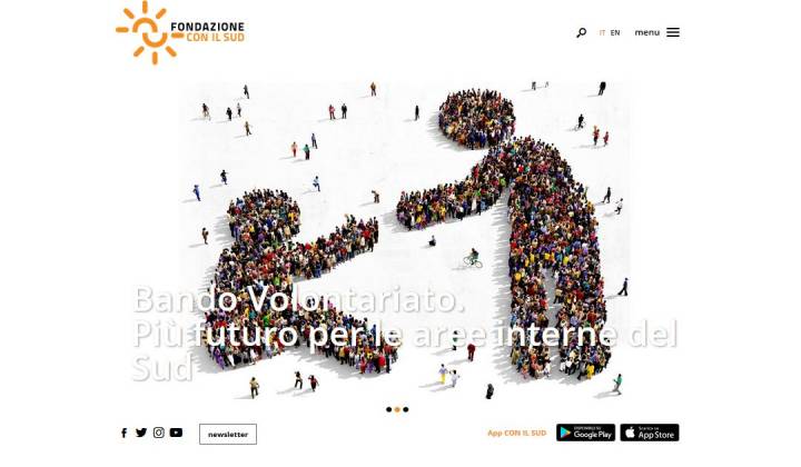Immagine articolo: Aperto il Bando Volontariato 2019  per realizzare progetti di innovazione sociale dedicati alle aree interne del Sud.