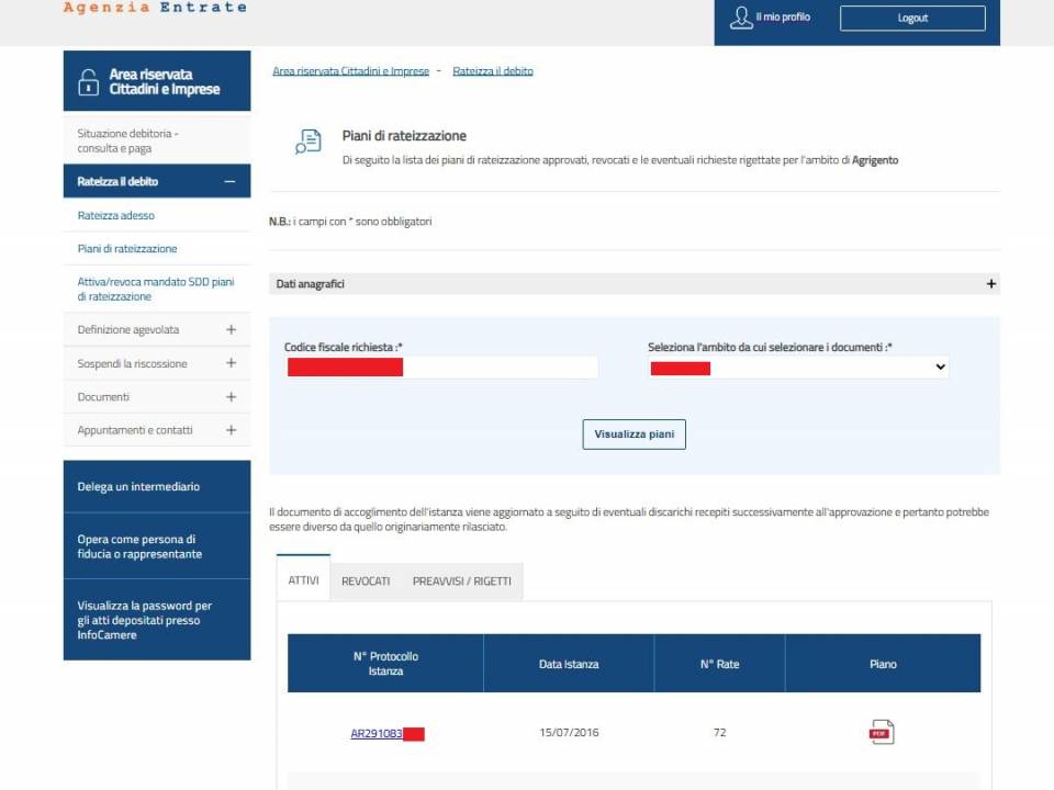 Immagine articolo: Come ristampare i bollettini PagoPA delle rateizzazioni delle cartelle di Agezia Riscossione (guida passo-passo)